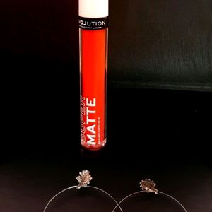 Combo Offer-Supermatte Lipstick With German Silver