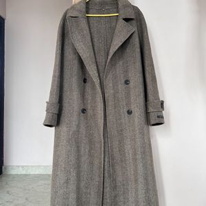 Knitted Long Overcoat