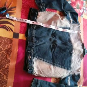 Girls Beautiful Denim Jacket Or Overcoat