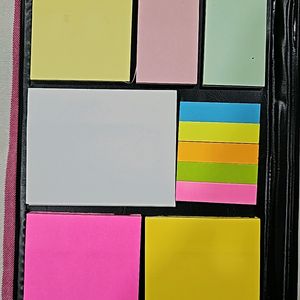 Diary With Writing Pad & Sticky Labels