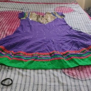 Beautiful  Full Gear  Anarkali Kura