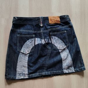 Vintage Rare Evisu Mini Skirt