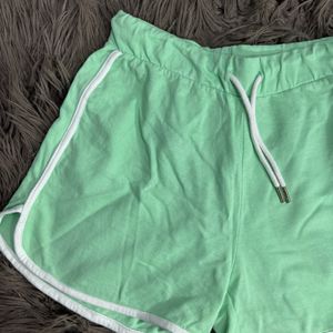 Mint Green Bum Shorts