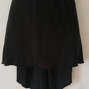 BLACK UP & DOWN DRESS