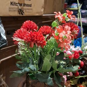 Artificial flowers Red