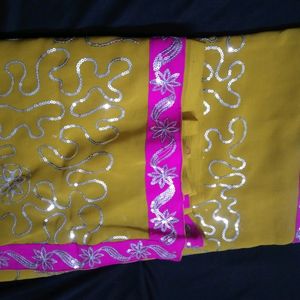 Saree With Attached Blouse