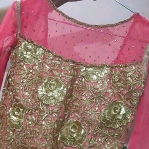 Double Layer Anarkali Suit