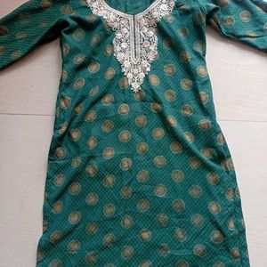 36-38 Winter Woolen Stitched Salwar Suit