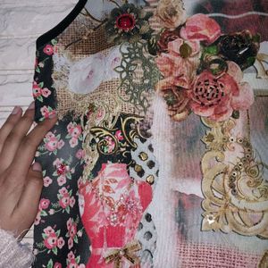 Floral Embroidery Top