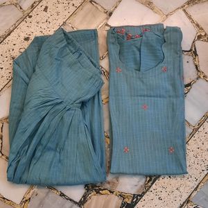 Ocean Blue Salwar Suit