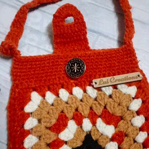 Crochet Sling Bag.