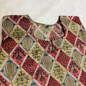 Multicolour Short Kurta