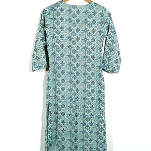 Price Drop 🌸💥Offwhite & Blue Kurta (Women)