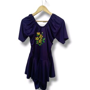 Violet Ruffled Dress (Women's)