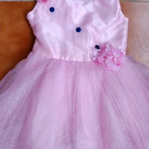 Beautiful Barbie Frock For 2 Years Old