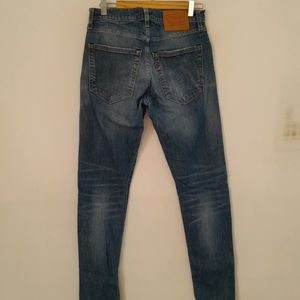 Dark Blue Ripped Jeans (Men's)