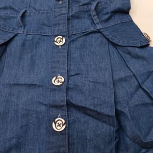 Denim Type Dress