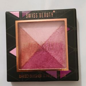 Blusher & Highlighter Pallet