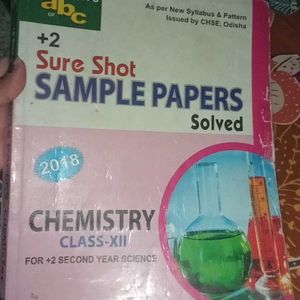 +2 Sure Shot Sample Paper Solved Chemistry