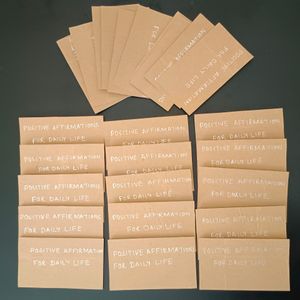 25 Positive Affirmations Cards