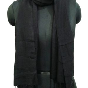 Rayon Plan Black 28*72 Stoles