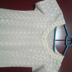 Kurti With Some Embroidery