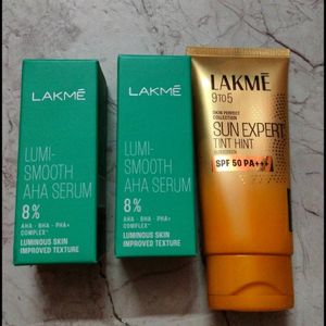 Face Serum & Suncream