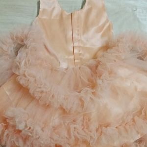 Buteful Net Frock For Baby Gril