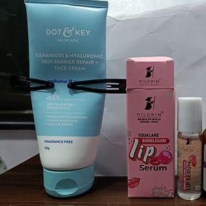 Moisturizer And Lip Serum