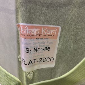 A genuine chikan kari kurta.