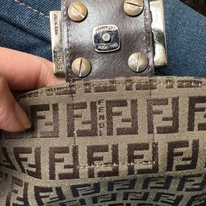 Fendi Rare double flap baguette Bag