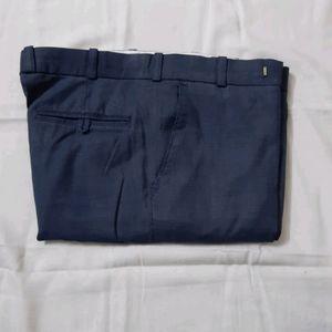 Men's Formal Trousers| Navy Blue and Grey Combo