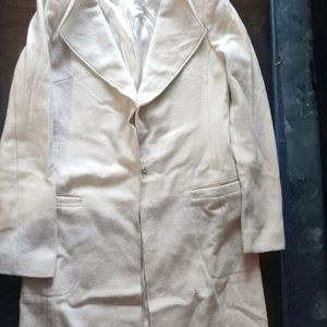 Off White Overcoat For Women