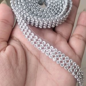 Rhinestone Lace 1 Meter