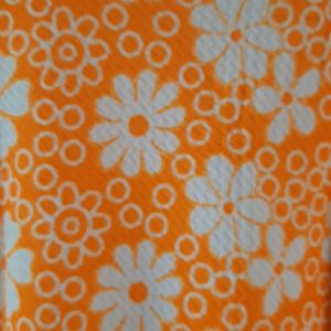 Orange Floral Dress