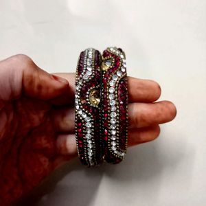 Red Diamond Bangles