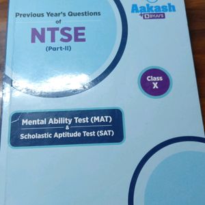 AAKASH CLASS X NTSE PREV YEAR'S QUESTIONS