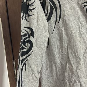 2 Combo Funky Grey Tshirt With Gothic Design