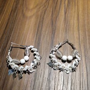 Silver Hoop Earrings