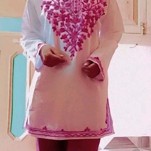 White Kurti