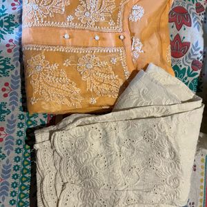 Chikankari Kurtha Set