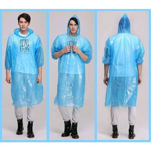 Unused Disposable Pocket Rain Coat For Men And Wom