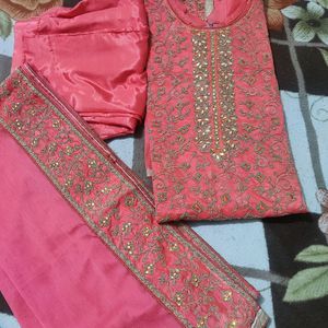 Suit With Dupatta And Pant