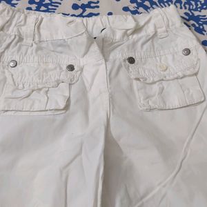 White Pants| 12-18 Months Old.  Can Be Adjusted.