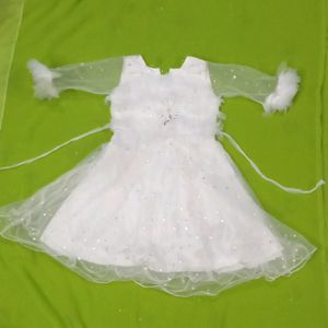 White Frock For Girls