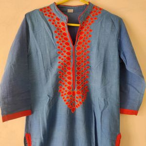 Women's Elegant Cotton Kurti XL