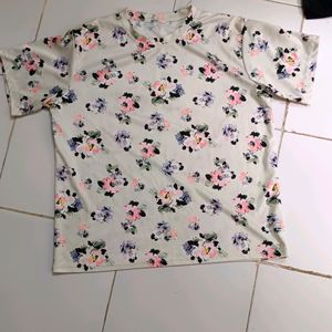 Beautiful Floral Tshirt For Women And Girls ✨