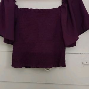 Hot Purple Crop Top