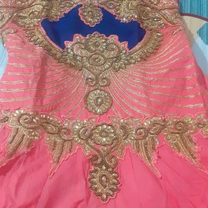 Pink Anarkali Set