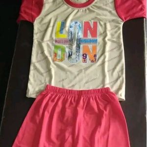 T Shirt With set For Kids